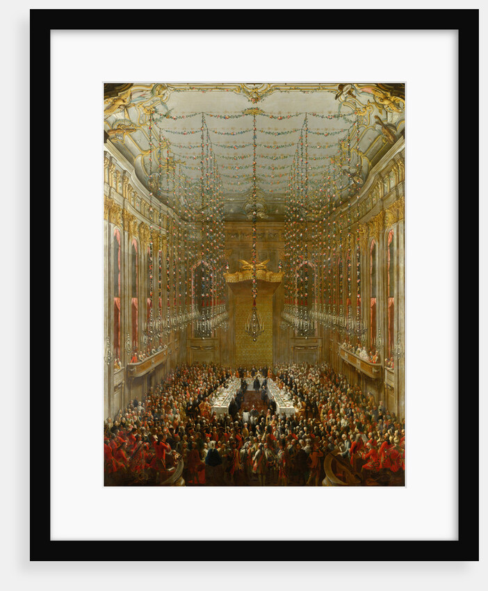 Wedding Supper in the Redoute Hall of the Vienna Hofburg, 1760, 1763 by Anonymous