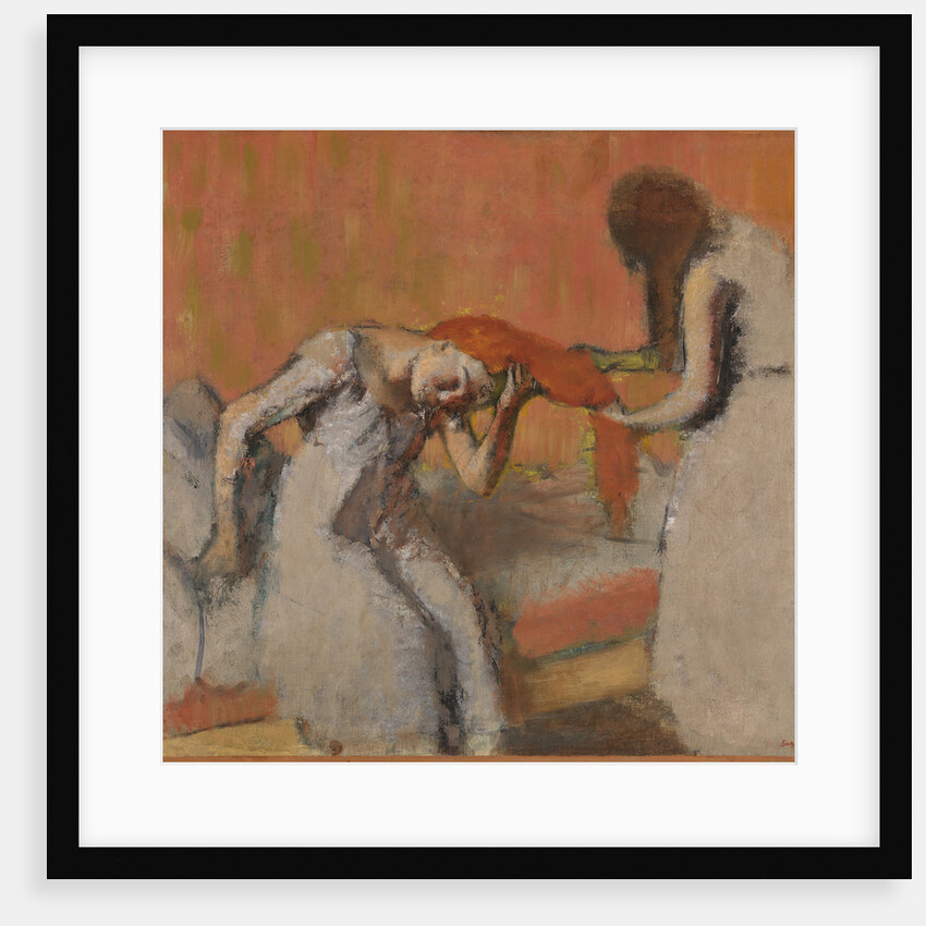 Woman having her hair combed, 1896 by Anonymous