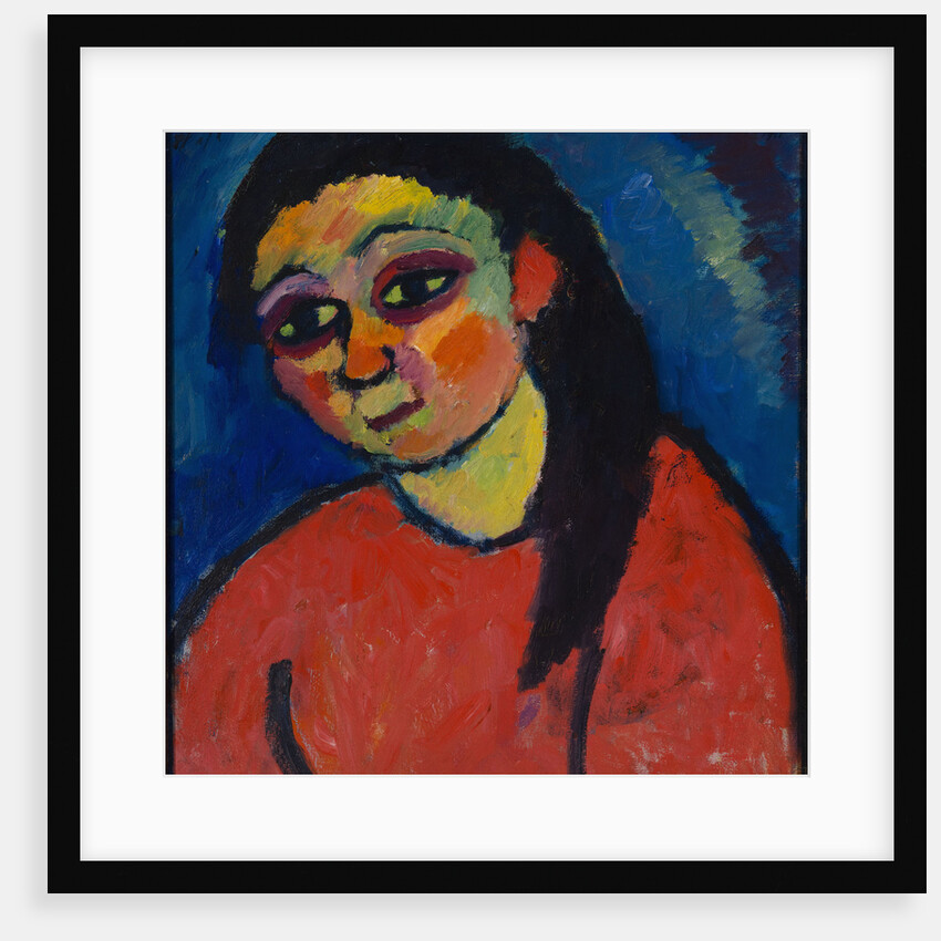 Woman with red blouse, 1911 by Anonymous
