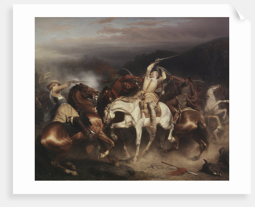 King Gustav II Adolf of Sweden at Stuhm, 1854 by Anonymous