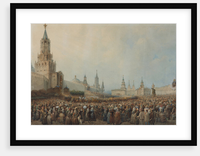 The triumphal entry of the Coronation Procession into Kremlin on August 17, 1856, 1856 by Anonymous