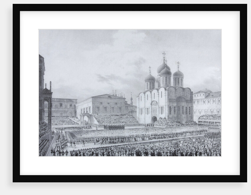 Cathedral Square, Kremlin, 1820s by Anonymous