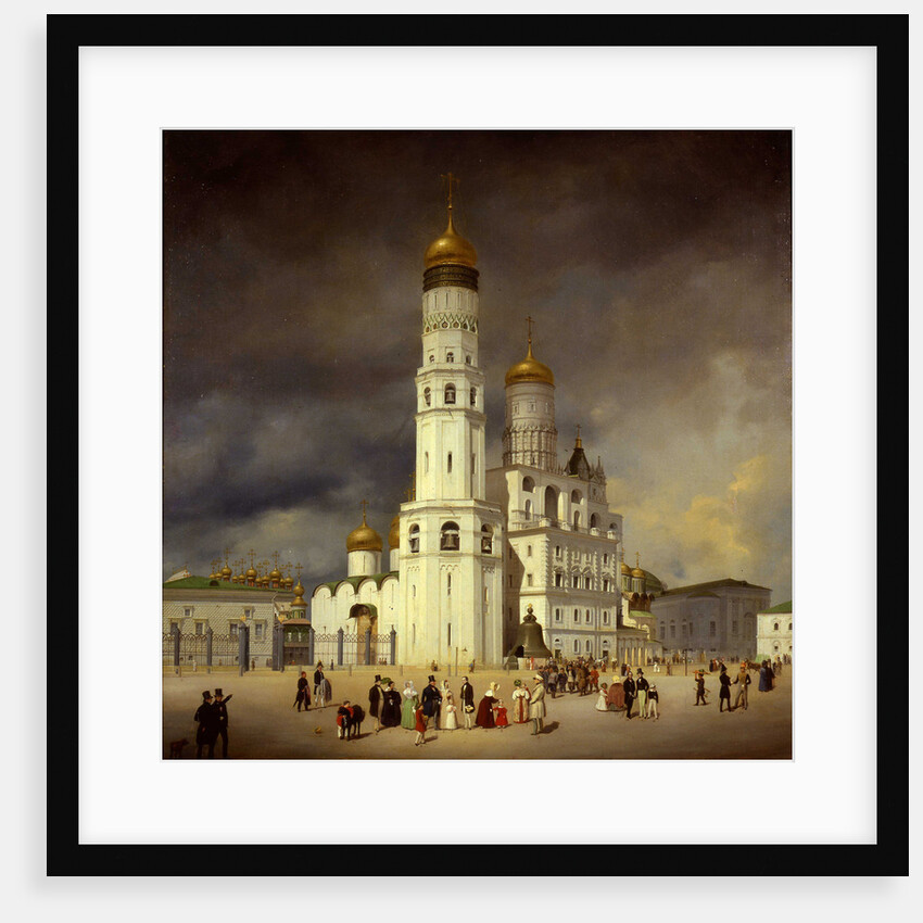 Ivanovskaya Square in the Moscow Kremlin, 1839 by Anonymous