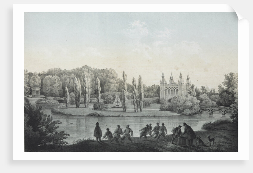 View of the Shablykino Estate, 1840 by Anonymous