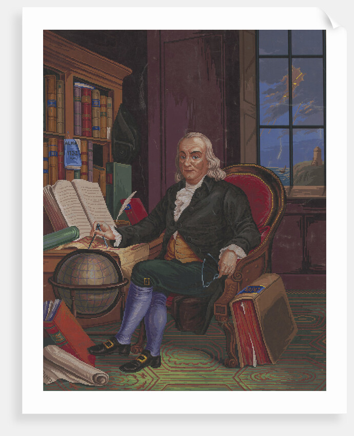 Portrait of Benjamin Franklin, ca 1845 by Anonymous