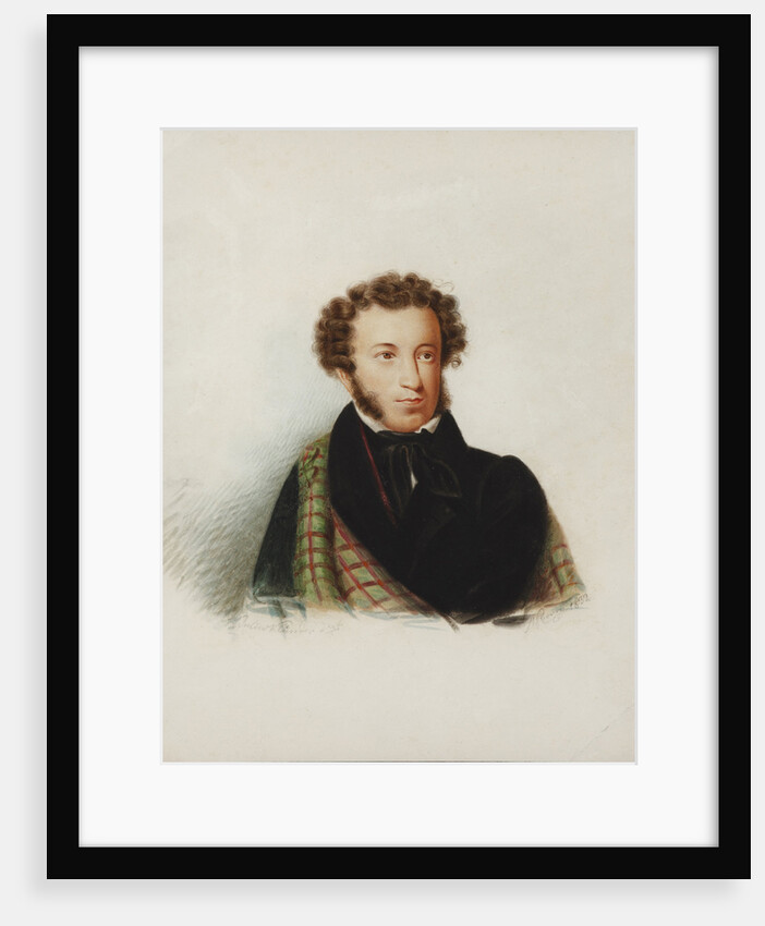 Portrait of the poet Alexander Sergeyevich Pushkin, 1832 by Anonymous