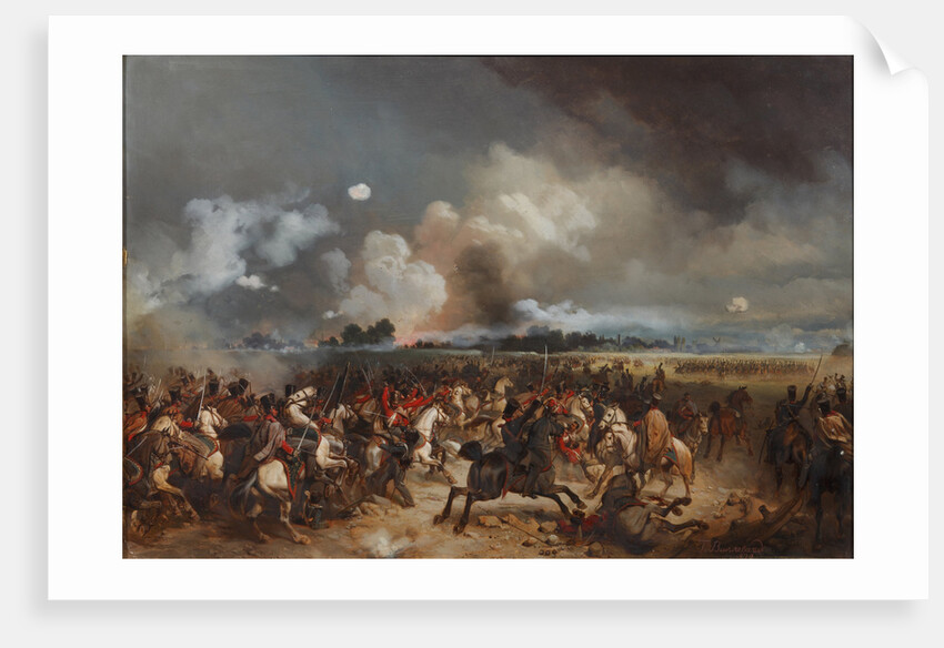 The hussars on the attack during the storming of Warsaw on September 1831, 1872 by Anonymous