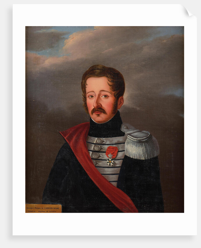 Gonzague de Carrion dEspagne de Nisas-Paulin, First quarter of 19th cen by Anonymous