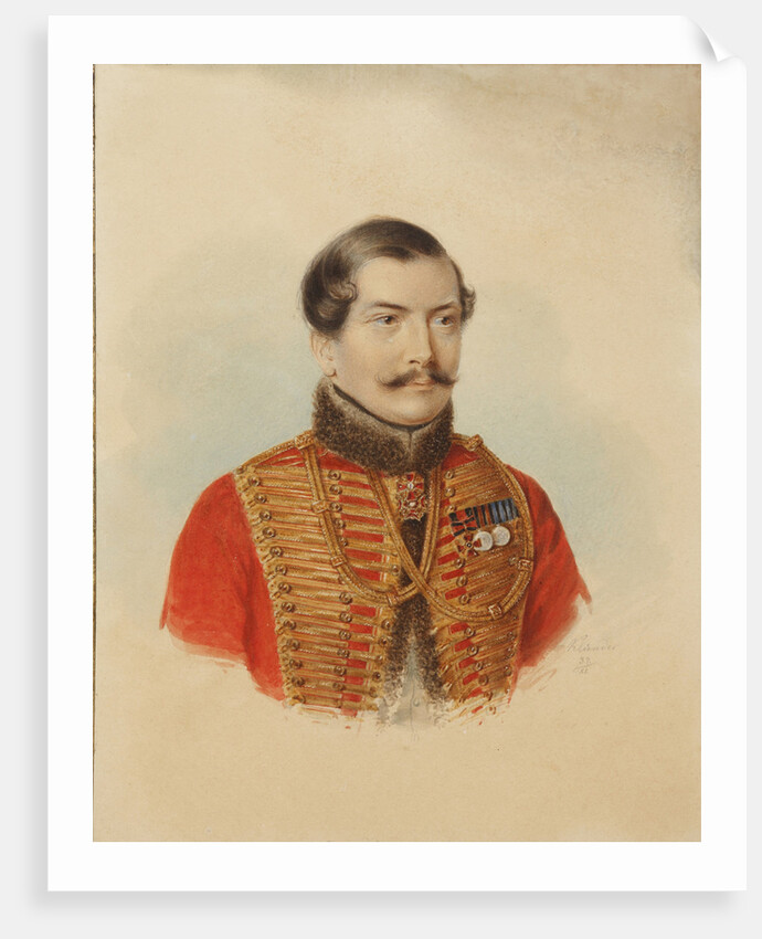 Alexander Grigoryevich Lomonosov, 1837 by Anonymous