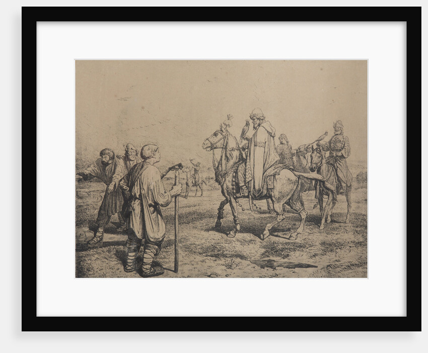 Tsar Ivan the Terrible at the Falconry, 1872 by Anonymous