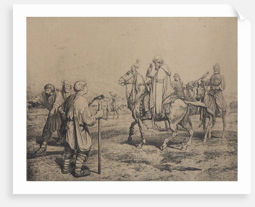 Tsar Ivan the Terrible at the Falconry, 1872 by Anonymous