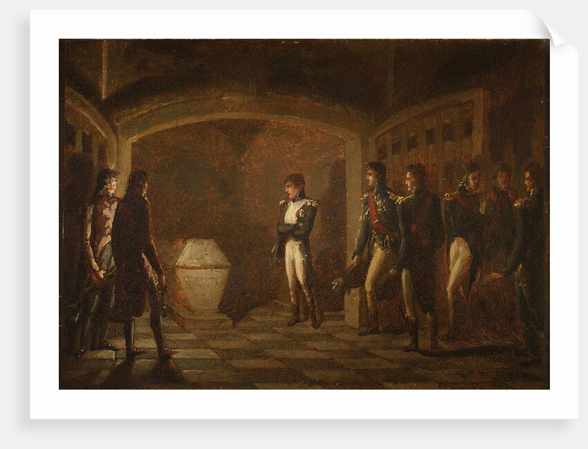 Napoleon before the Tomb of Frederick the Great by Anonymous