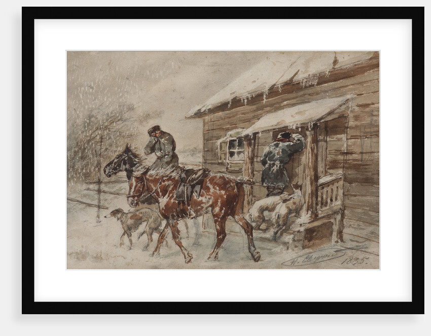 The hunters, 1885 by Anonymous
