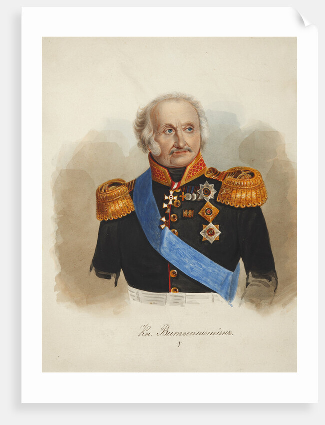 Count Ludwig Adolf Peter of Sayn-Wittgenstein-Ludwigsburg, 1839 by Anonymous
