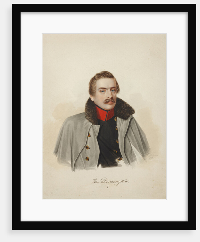 Prince Rostislav Alexeyevich Dolgorukov, 1838 by Anonymous