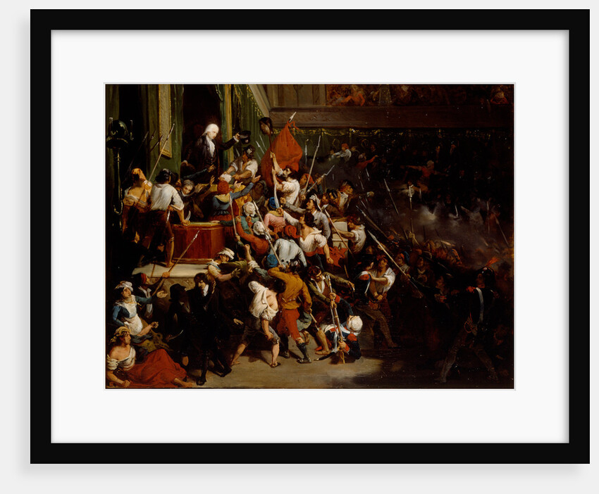 François Antoine de Boissy dAnglas saluting Jean Férauds head during the Prairial uprising, 1831 by Anonymous