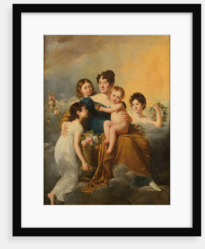 Marquise de Radepont surrounded by her children, 1813 by Anonymous
