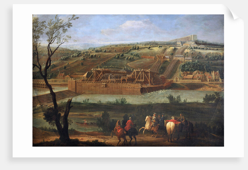 Machine of Marly and the Louveciennes Aqueduct, 1723 by Anonymous
