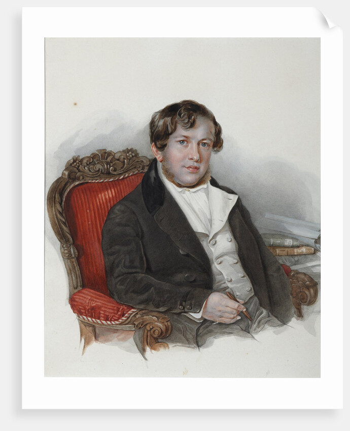 Portrait of Pavel Voinovich Nashchokin, 1840s by Anonymous