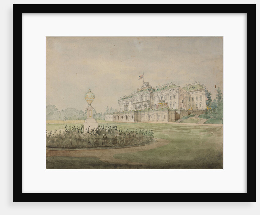 View of the Constantine Palace in Strelna near St. Petersburg, 1856 by Anonymous