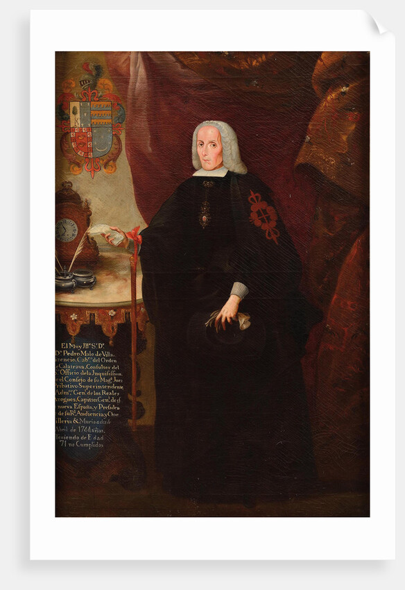 Portrait of Pedro Malo de Villavicencio by Anonymous