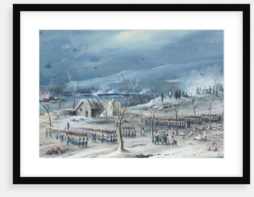 Emperor Napoleon I during a battle in Russia, First half of the 19th cent by Anonymous