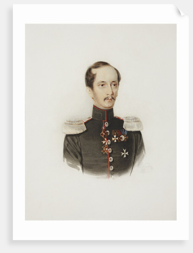 Alexander Andreyevich Gervais, 1848 by Anonymous