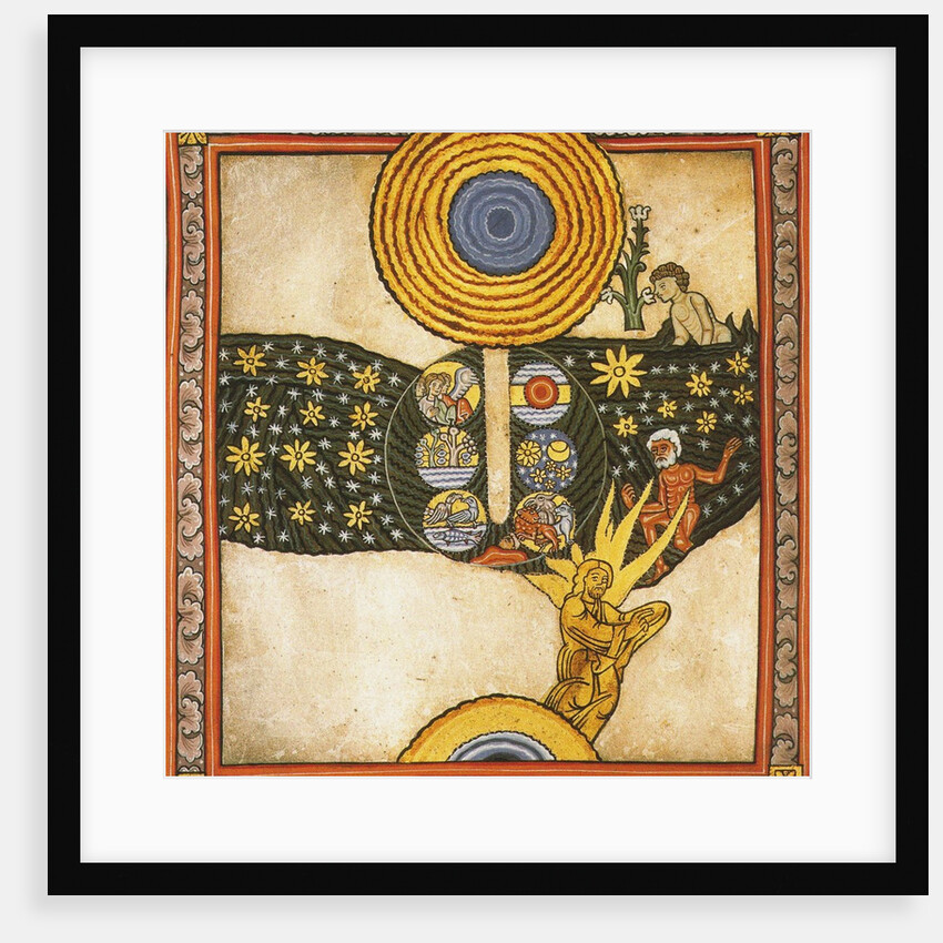 The Redeemer. Miniature from Liber Scivias by Hildegard of Bingen, c. 1175 by Anonymous