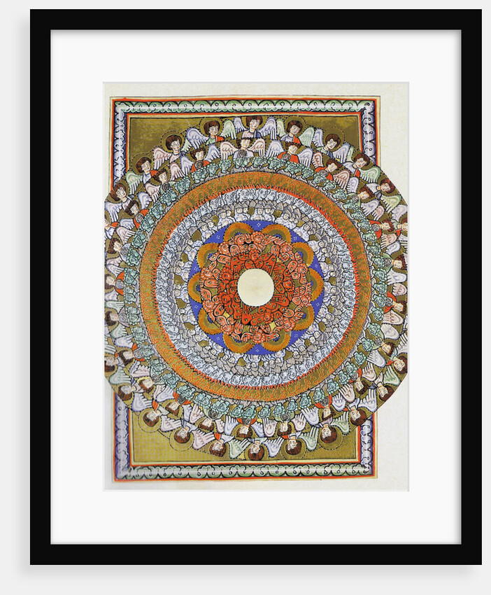 The Choir of Angels. Miniature from Liber Scivias by Hildegard of Bingen, c. 1175 by Anonymous