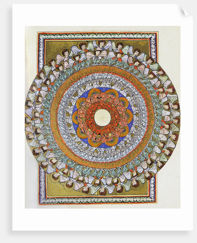 The Choir of Angels. Miniature from Liber Scivias by Hildegard of Bingen, c. 1175 by Anonymous