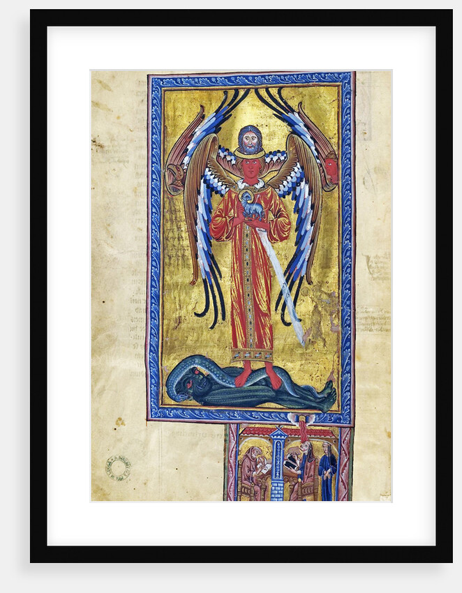 Theophany of Divine Love. (Vision from Liber Divinorum Operum), ca 1220-1230 by Anonymous