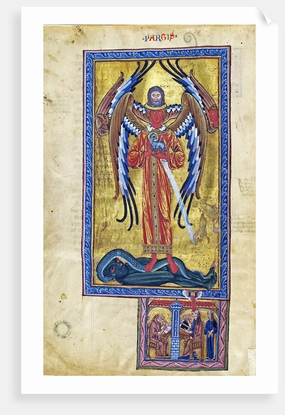 Theophany of Divine Love. (Vision from Liber Divinorum Operum), ca 1220-1230 by Anonymous