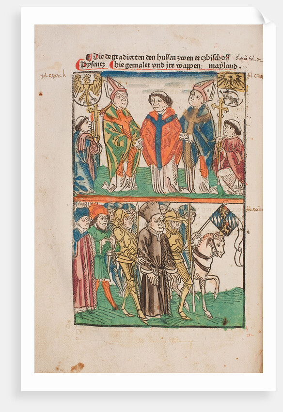 Jan Hus delivered over to the secular power by Anonymous