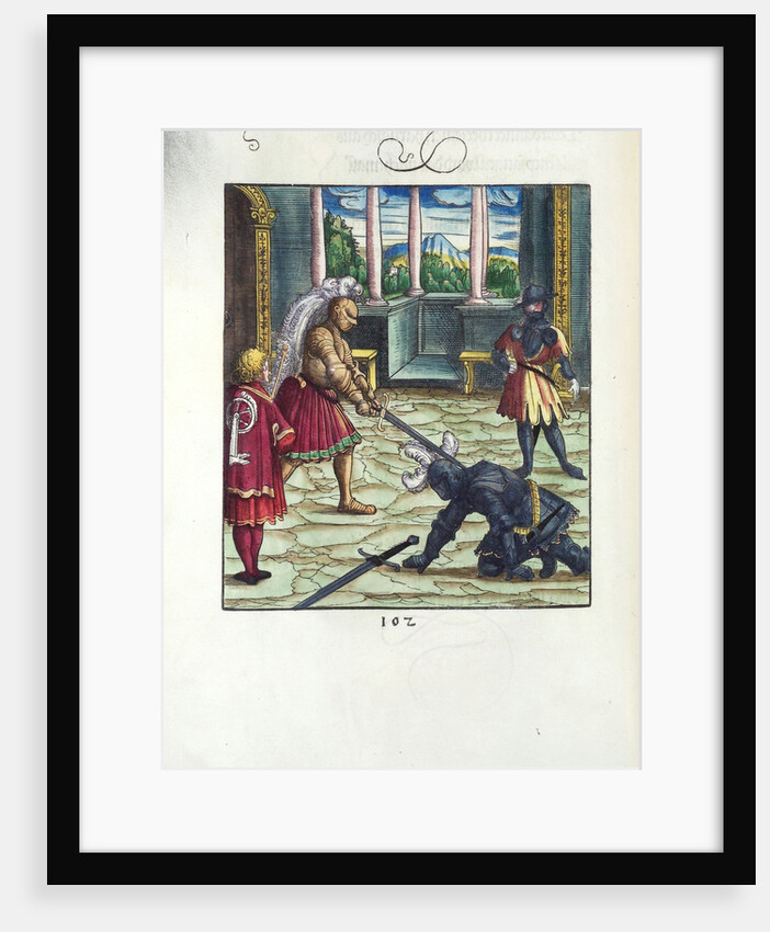 The Knights Tournament. From: Der Theuerdank by Melchior Pfinzing, 1517 by Anonymous