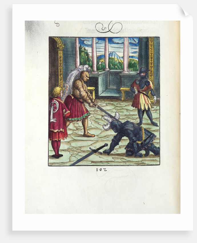The Knights Tournament. From: Der Theuerdank by Melchior Pfinzing, 1517 by Anonymous