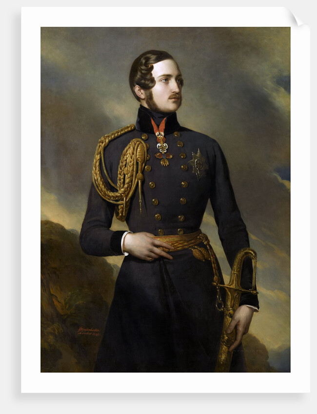 Portrait of Prince Albert of Saxe-Coburg and Gotha, 1842 by Anonymous