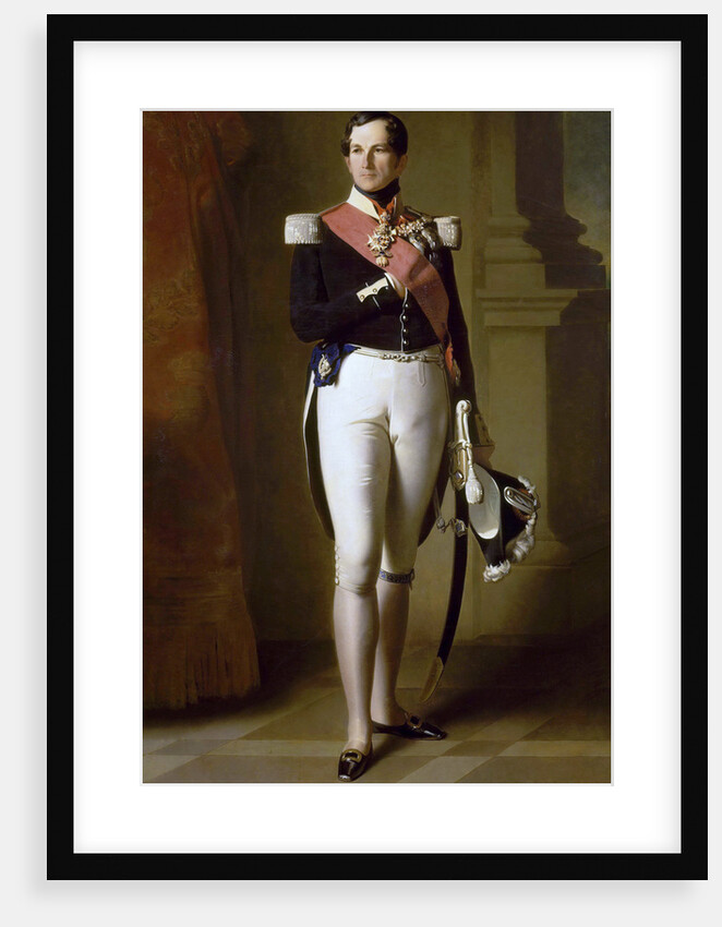 Portrait of King Leopold I of Belgium, 1847 by Anonymous