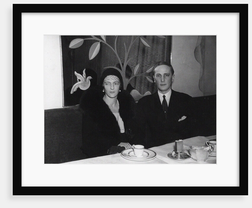 Prince Felix Yusupov, Count Sumarokov-Elston and his wife, Princess Irina Alexandrovna of Russia, c by Anonymous