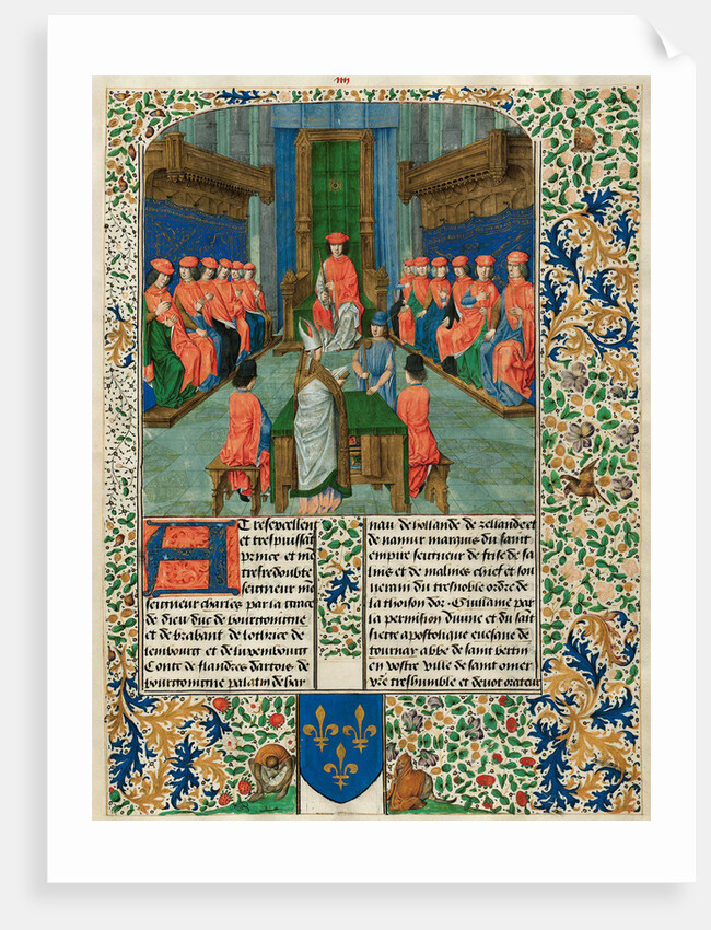 Meeting of the Order of the Golden Fleece chaired by Charles the Bold, 1475-1480 by Anonymous