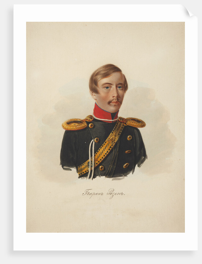 Baron Dmitry Grigoryevich von Rosen, 1839-1840 by Anonymous