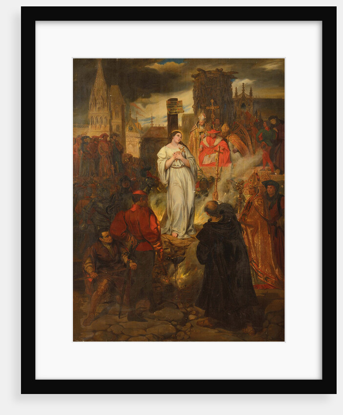 The death of Joan of Arc by Anonymous