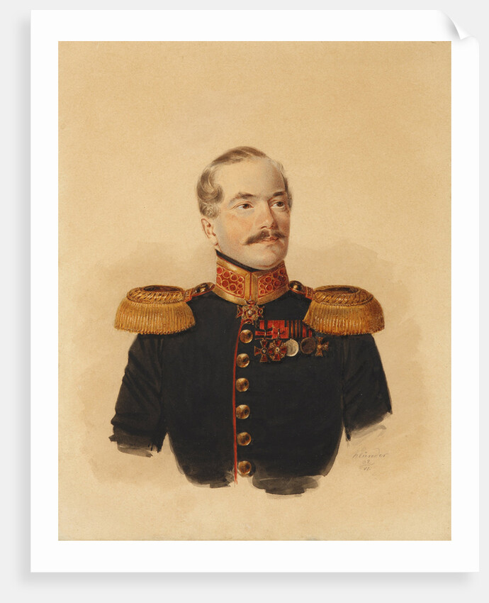 Count Dmitri Alexeyevich Shcherbatov, 1838 by Anonymous