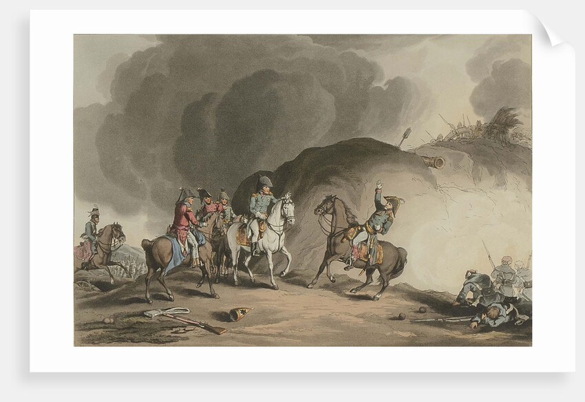 The death of General Moreau at Dresden by Anonymous