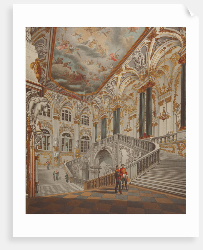 The Grand staircase of the Winter palace by Anonymous