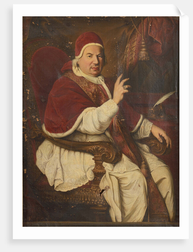 Portrait of the Pope Benedict XIV by Anonymous