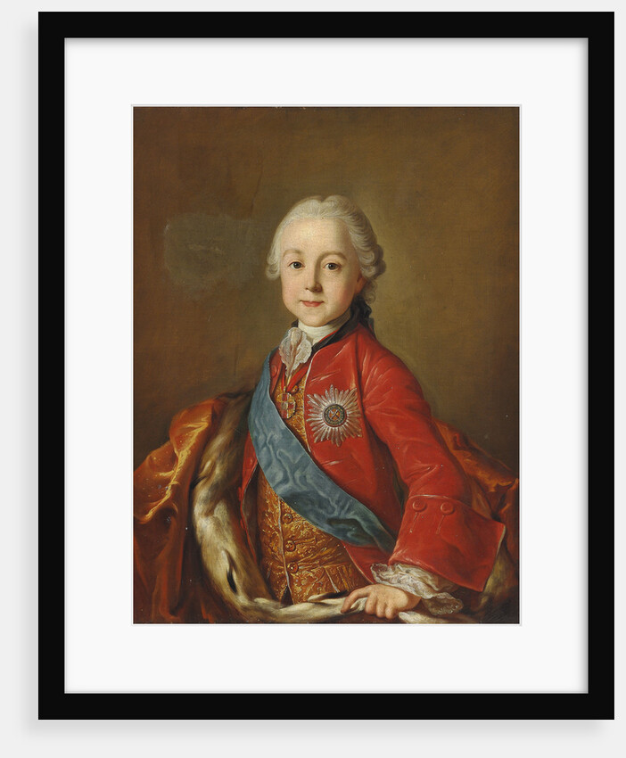 Portrait of Grand Duke Pavel Petrovich, Second Half of the 18th cen by Anonymous