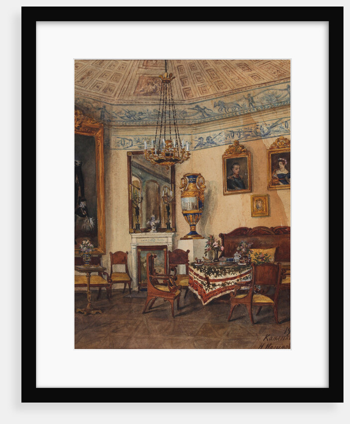 Interior in the Kamenka Estate of the Podolia Governorate, 1913 by Anonymous
