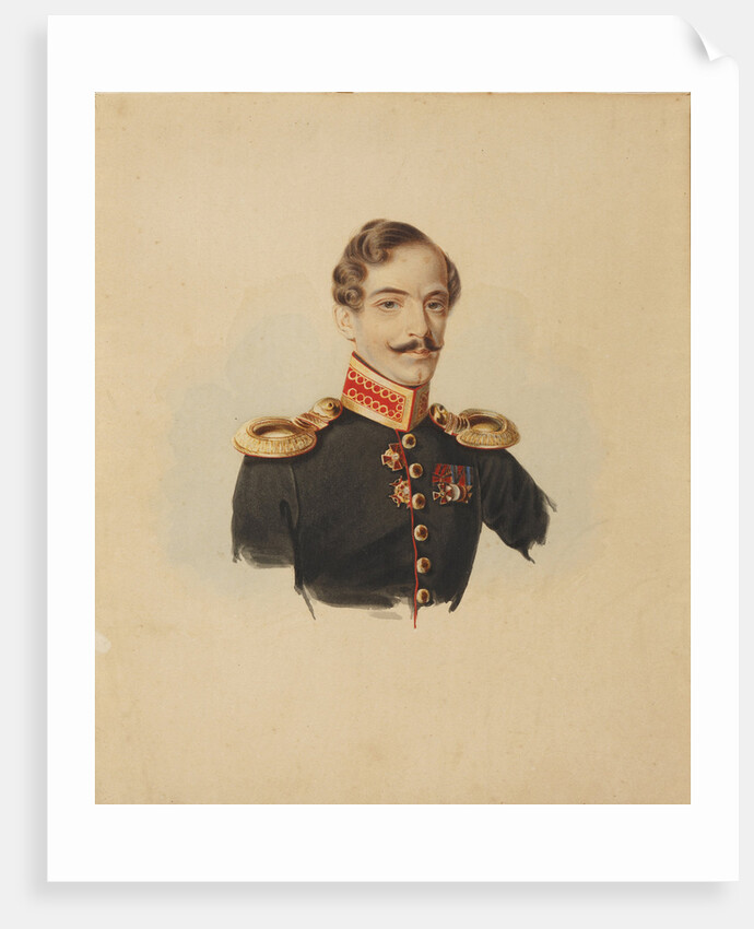 Prince Alexander Sergeyevich Vyazemsky, 1840 by Anonymous