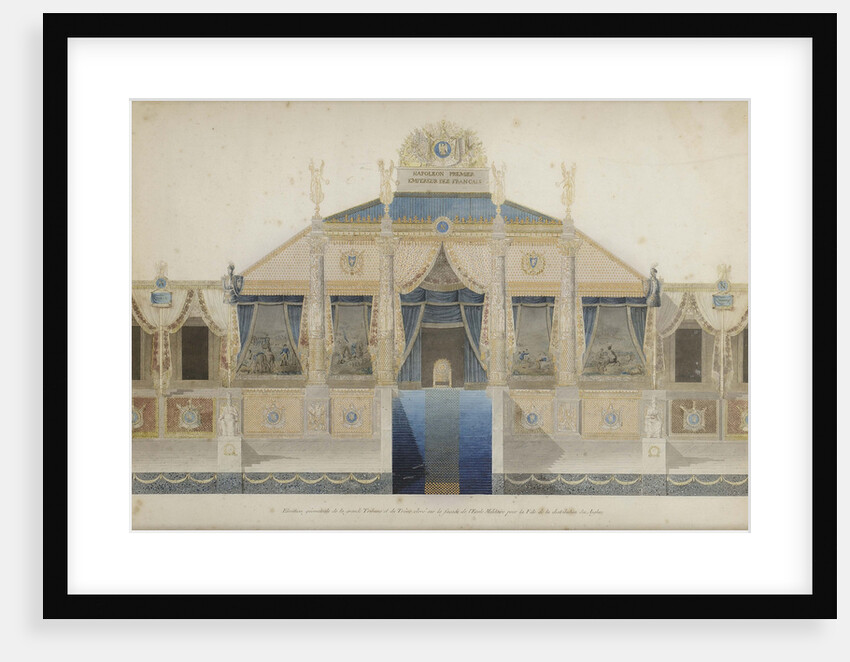 Project of the Great Tribune and the Throne for the Feast of the Distribution of Eagles, 1807 by Anonymous