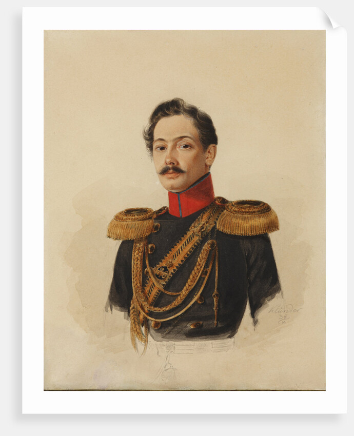 Irakly Abramovich Baratynsky, 1838 by Anonymous